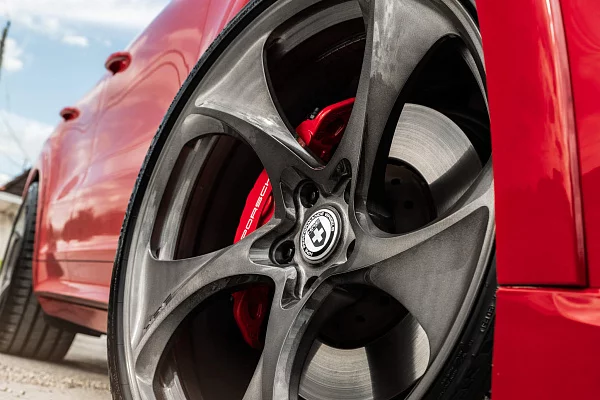 Фото дисков HRE 522M Глянцевый тонированный лак на Porsche Cayenne III