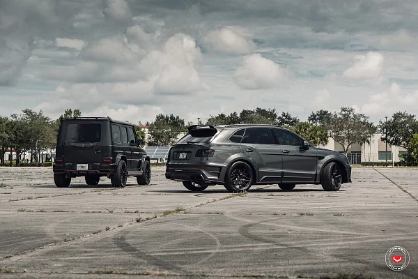 Фото дисков Vossen EVO-5 Черный сатин на Bentley Bentayga