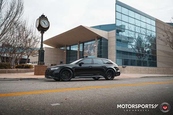Фото дисков Vossen EVO-5 Черный сатин на Audi A/RS 6 (C8)