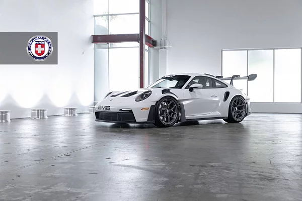 Фото дисков HRE R101 Lightweight Сатиновый темный лак на Porsche 911 VIII