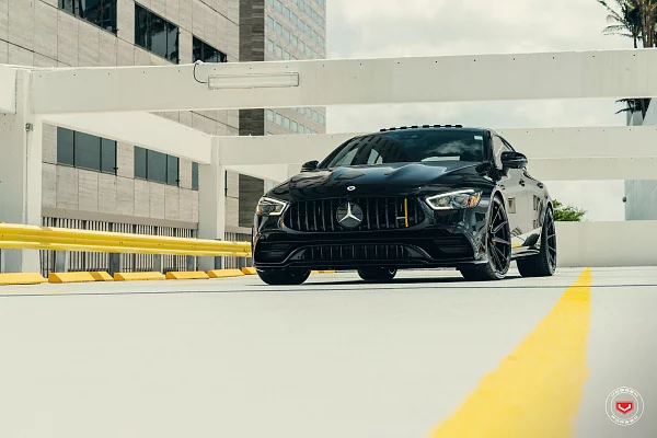 Фото дисков Vossen EVO-2 Черный глянец на Mercedes-Benz AMG GT I