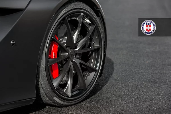 Фото дисков HRE S204 Черный сатин на Ferrari F12