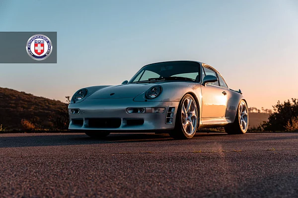 Фото дисков HRE 522M Серебро на Porsche 911 IV