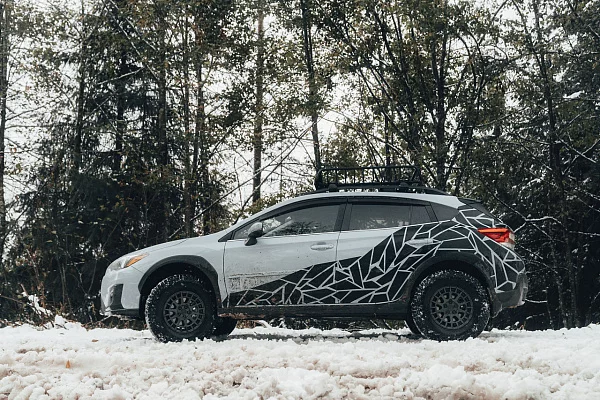 Фото дисков Black Rhino BOXER Черный сатин на Subaru XV GT