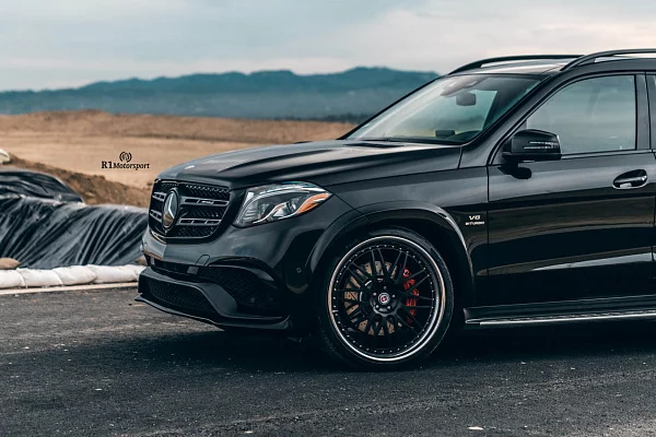 Фото дисков HRE 540C Черный сатин на Mercedes-Benz GLS (X166)