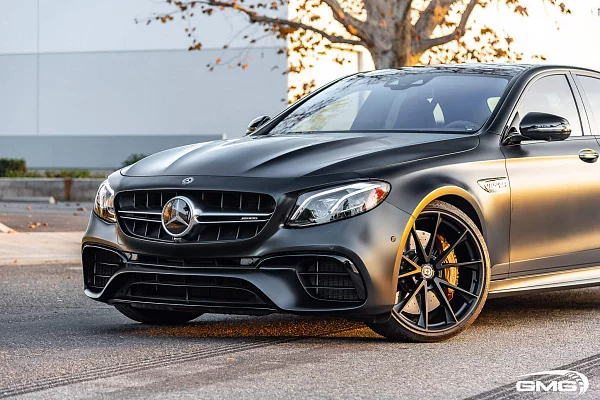 Фото дисков HRE P204 Черный сатин на Mercedes-Benz E-Class (W213, S213, C238)