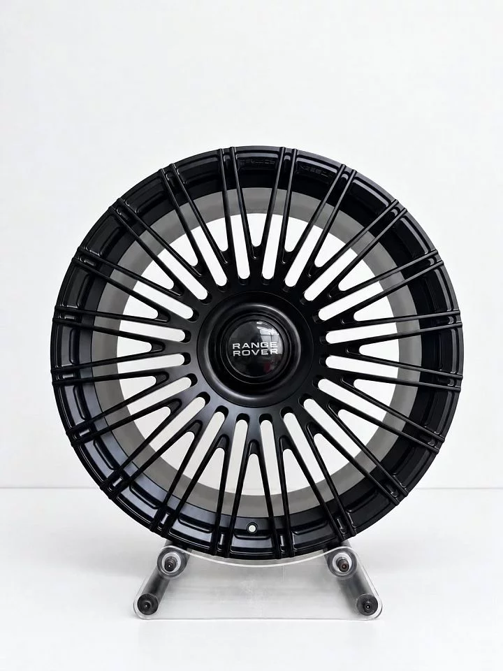23" кованые диски в черном сатине