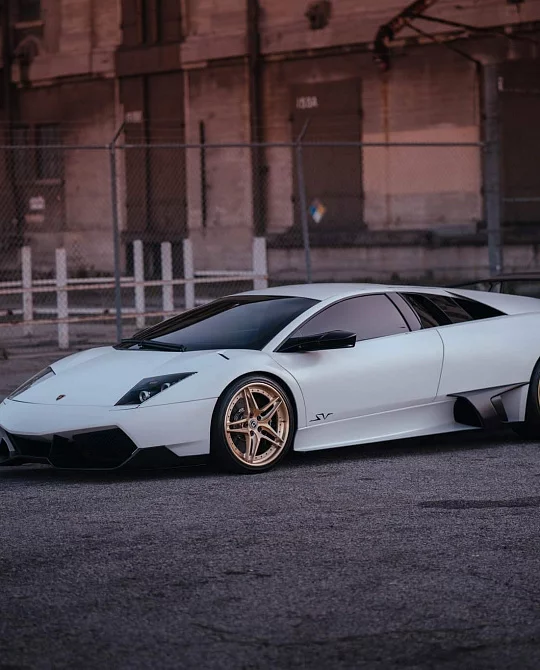 Фото дисков S107 Сатиновое золото на Lamborghini Murcielago