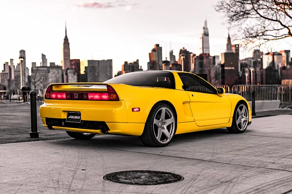 Фото дисков HRE 527M Серебро на Acura NSX I