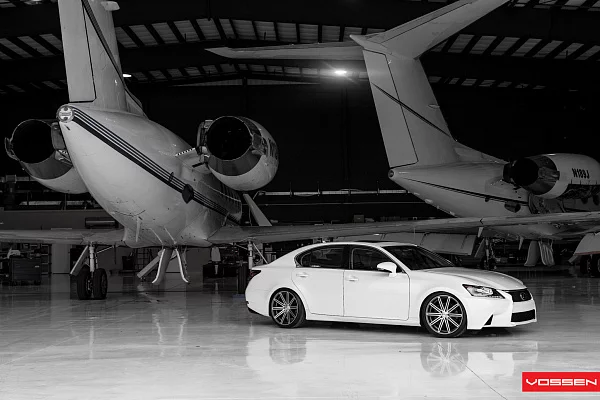 Фото дисков Vossen CV4 Алмазная проточка на Lexus GS IV
