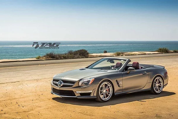 Фото дисков HRE S104 Глянцевый тонированный лак на Mercedes-Benz SL (R231)