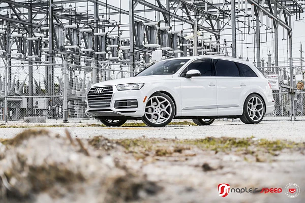 Фото дисков Vossen CG-205 Серебро на Audi Q7 (4M)