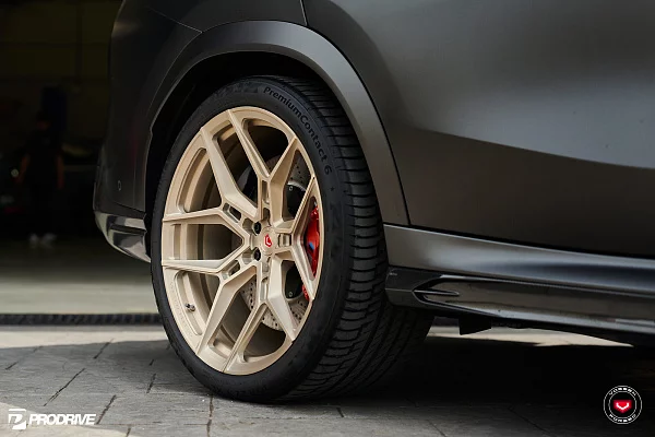 Фото дисков Vossen EVO-4 Сатиновая шампань на BMW X6/X6 M (G06/F96)