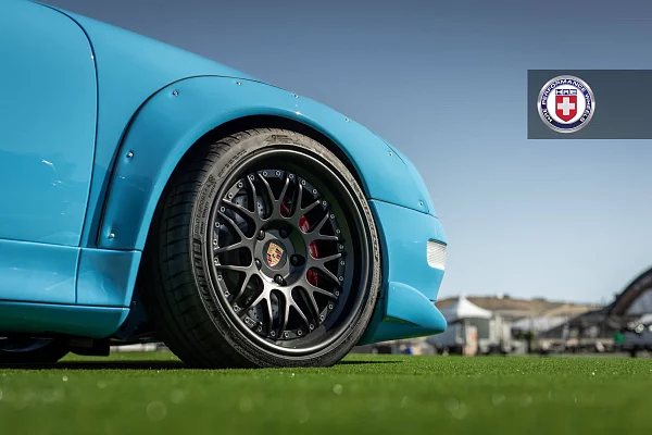 Фото дисков HRE C100 Черный сатин на Porsche 911 IV