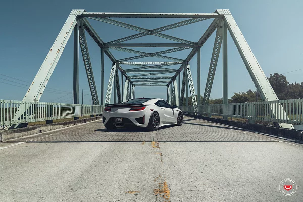 Фото дисков Vossen EVO-1R Глянцевый темный лак на Acura NSX II