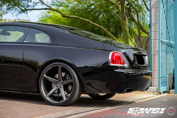Фото дисков Vossen CG-201 Глянцевый темный лак на Rolls-Royce Wraith