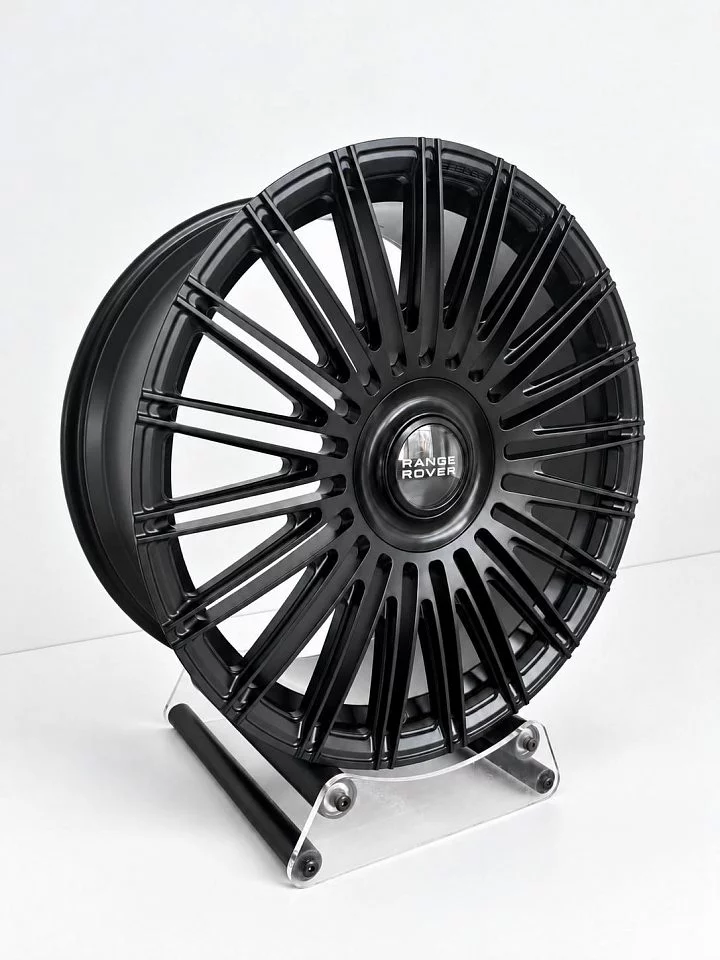 23" кованые диски в черном сатине
