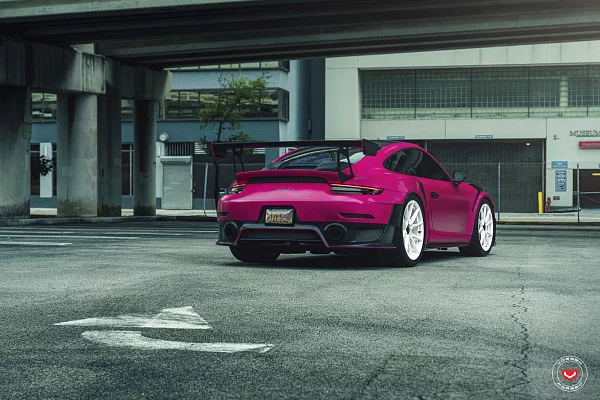 Фото дисков Vossen EVO-2R Белый глянец на Porsche 911 VII