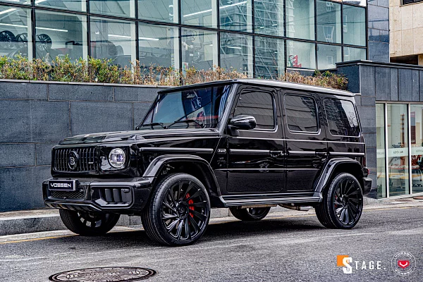 Фото дисков Vossen UV-3 Черный сатин на Mercedes-Benz G-Class III