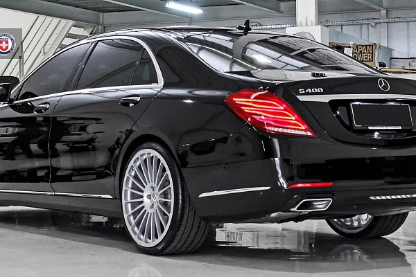 Фото дисков HRE 309M Серебро на Mercedes-Benz S-Class (W222, C217)