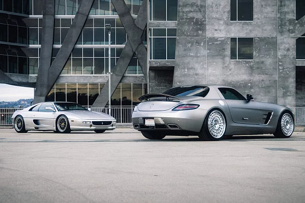 Фото дисков HRE 515 GTM Глянцевый лак на Mercedes-Benz SLS AMG