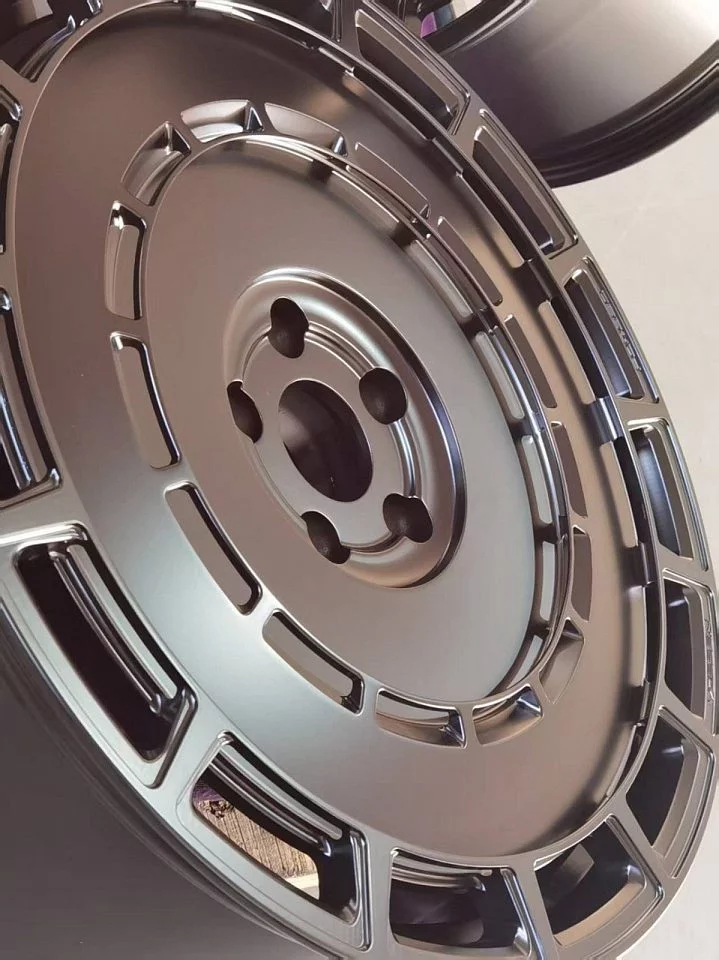 22" диски в стиле Vossen LC3-11 в цвете черный сатин