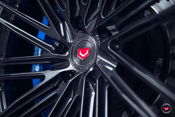 Фото дисков Vossen VPS-5 (3-Piece) Глянцевый темный лак на Nissan GT-R