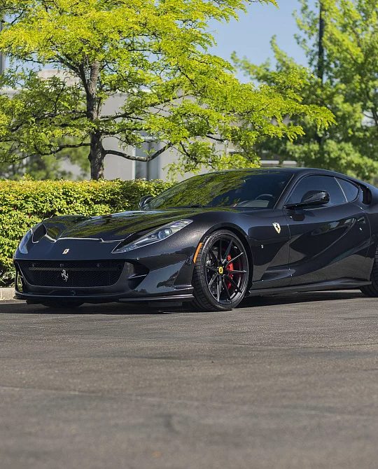 Фото дисков EVO-2R Черный сатин на Ferrari F12