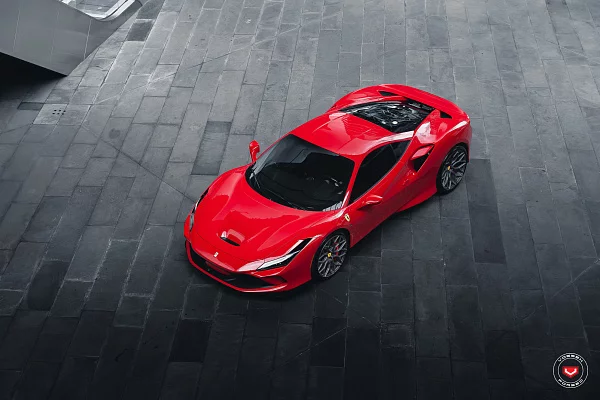 Фото дисков Vossen S17-01 Матовый графит на Ferrari F8