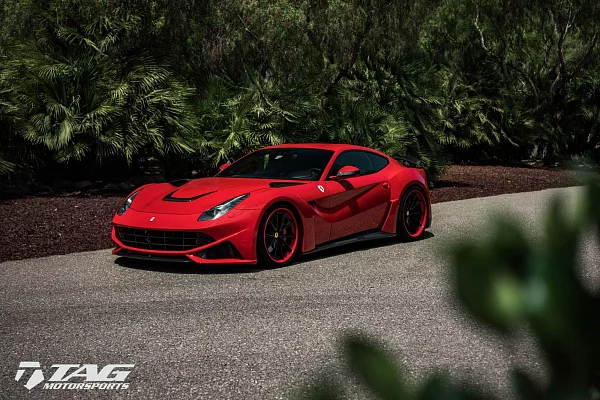 Фото дисков HRE S204H Черный сатин на Ferrari F12