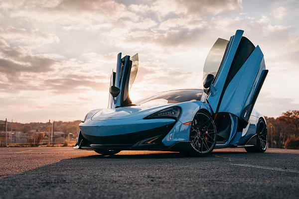 Фото дисков Vossen EVO-5 Черный глянец на McLaren 600