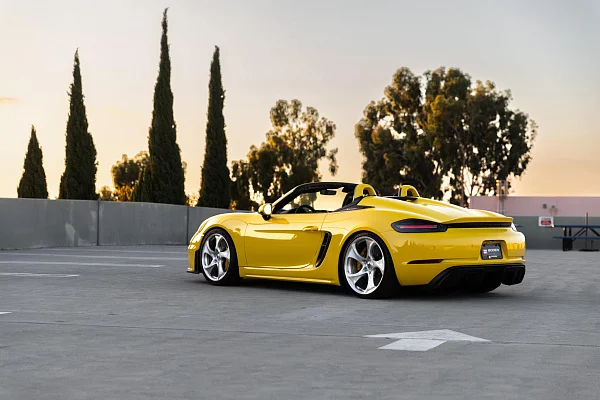 Фото дисков HRE 522M Глянцевый лак на Porsche Boxster IV