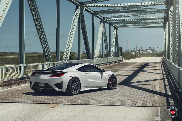 Фото дисков Vossen EVO-1R Глянцевый темный лак на Acura NSX II