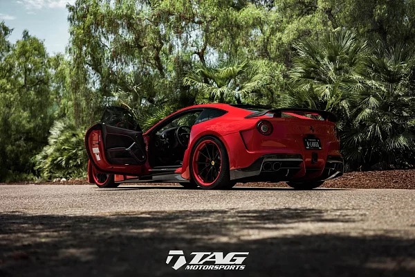 Фото дисков HRE S204H Черный сатин на Ferrari F12
