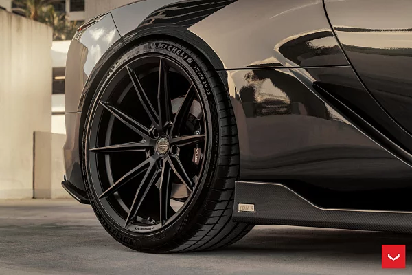 Фото дисков Vossen HFX-2 (5-Lug) Черный сатин на Lexus LC 500