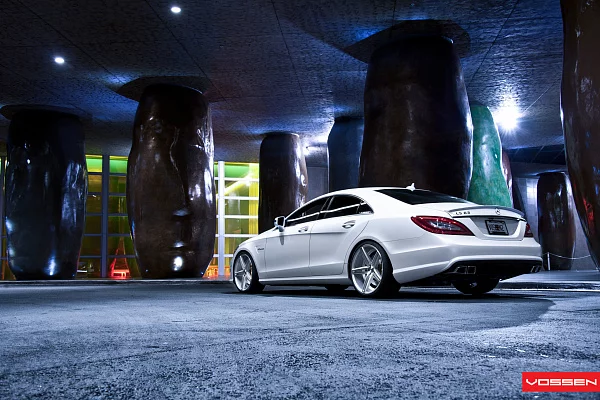 Фото дисков Vossen CV5 Серебро на Mercedes-Benz CLS (C218)