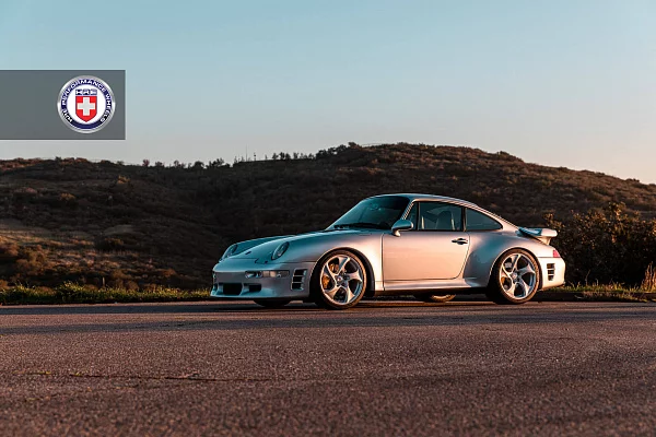 Фото дисков HRE 522M Серебро на Porsche 911 IV