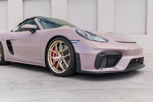 Фото дисков HRE R101 Lightweight Сатиновая шампань на Porsche Boxster IV