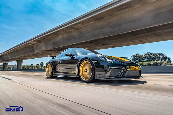 Фото дисков HRE RC104 Сатиновое золото на Porsche 911 VII