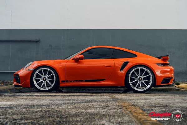 Фото дисков Vossen RS92 Глянцевый лак на Porsche 911 VIII