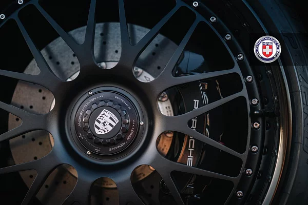 Фото дисков HRE 540C Черный сатин на Porsche 911 VII