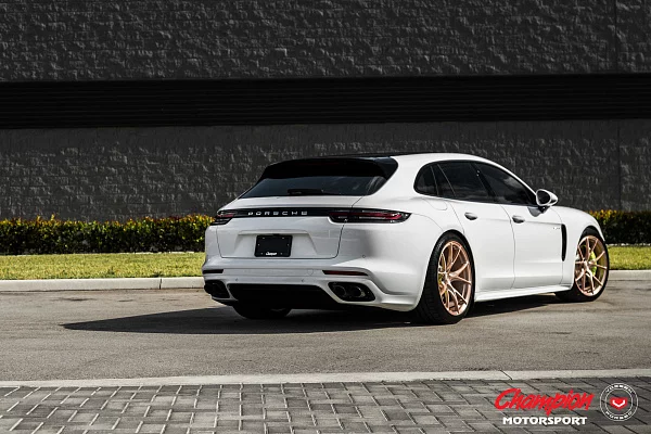 Фото дисков Vossen RS74 Глянцевая медь на Porsche Panamera II