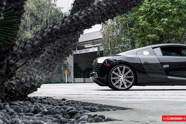 Фото дисков Vossen CV4 Алмазная проточка на Audi R8 (Typ 42)