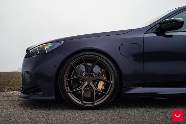 Фото дисков Vossen HF-9 Сатиновая темная бронза на BMW 5/M5 (G60/G90)