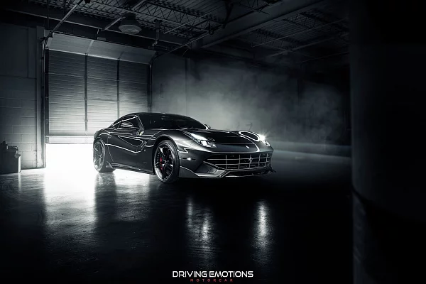 Фото дисков HRE S207 Черный сатин на Ferrari F12