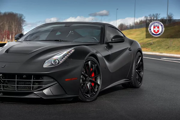 Фото дисков HRE S204 Черный сатин на Ferrari F12
