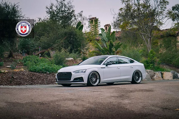 Фото дисков HRE 540C Глянцевый темный лак на Audi A/S/RS 5 (F5)