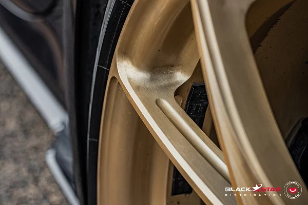 Фото дисков Vossen RS19 Глянцевое золото на Porsche 911 VIII