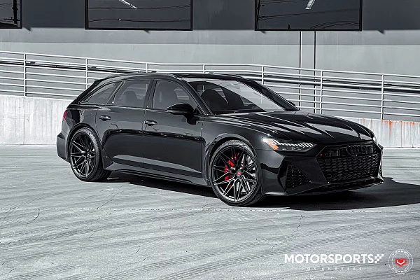 Фото дисков Vossen EVO-5 Черный сатин на Audi A/RS 6 (C8)