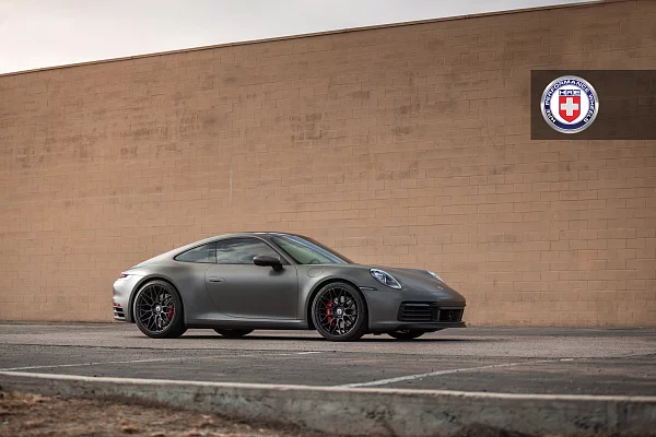 Фото дисков HRE RC100 Черный сатин на Porsche 911 VIII
